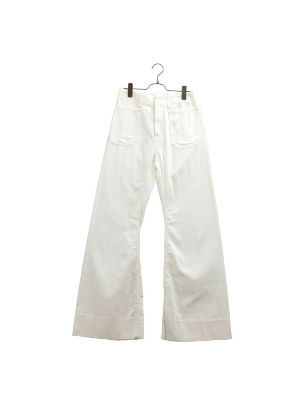 Celine Triomphe Denim Pants White 27